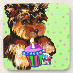 PORTA-COPO FELIZ ANIVERSÁRIO YORKIE POO