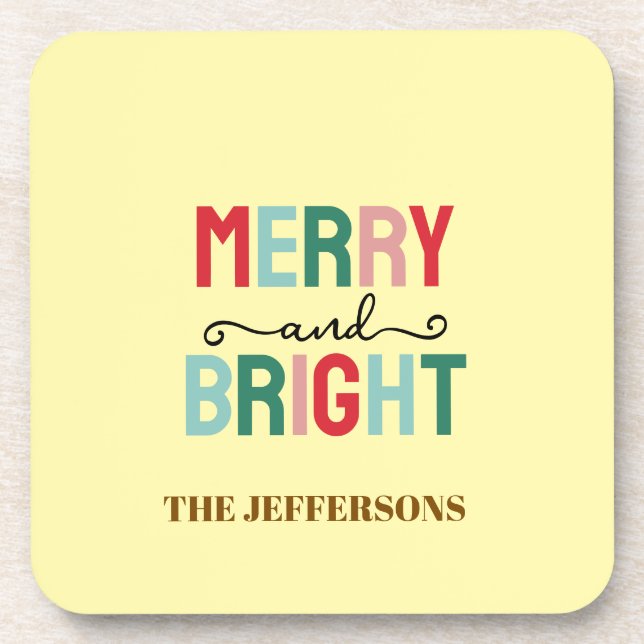 Porta-copo Feliz Ano Novo Natal Alegre (Frente)