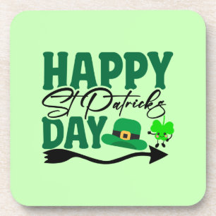 Porta-copo Feliz Dia de São Patrício