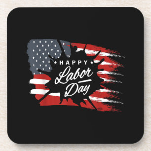 Porta-copo Feliz Dia do Trabalho, Presente Bandeira Americana