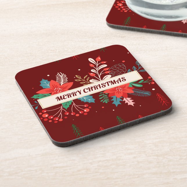 Porta-copo Feliz Natal (Left Side)