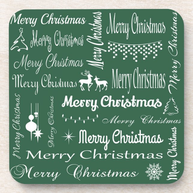 Porta-copo Feliz Natal (Frente)