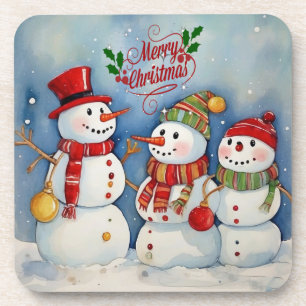 Porta-copo Feliz Natal, Celebração de Neves