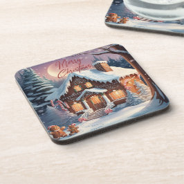 Porta-copo Feliz Natal Gingercake Holiday