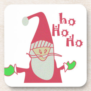 Porta-copo Feliz Natal Ho Ho Ho Feliz Natal