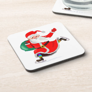 Porta-copo Feliz Natal - Pai Natal - Seja Feliz