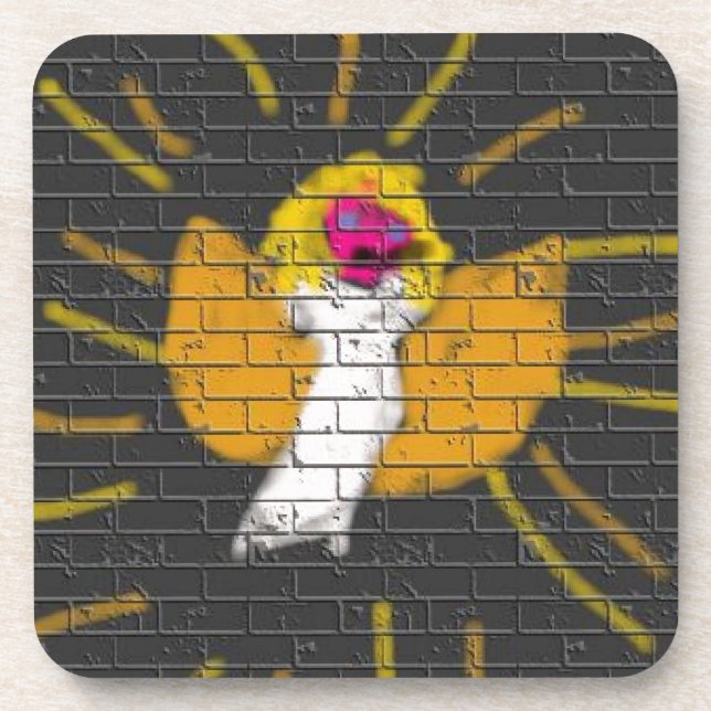 Porta-copo Feliz Natal Sun Moon Angel, Art by Kids :) (Frente)