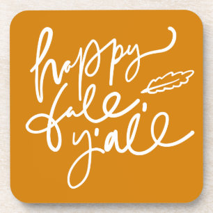 Porta-copo Feliz outono Y