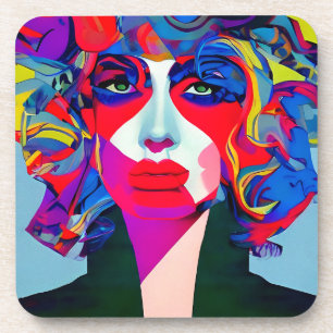 Porta-copo Feminino Abstrato