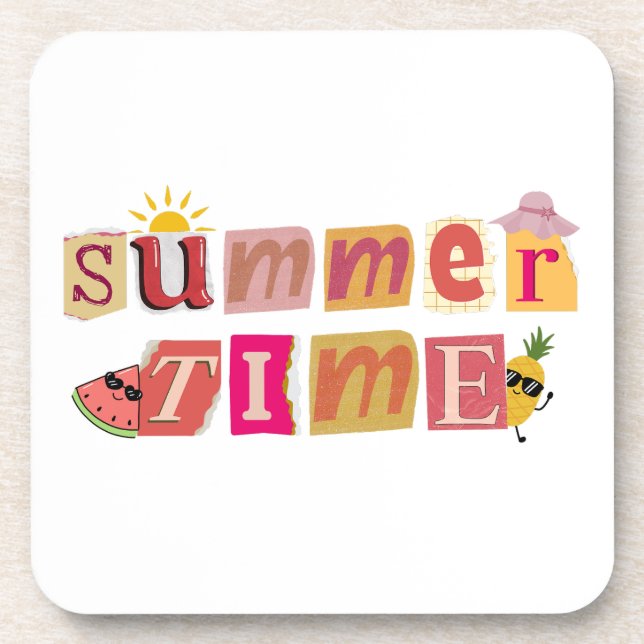 Porta-copo Férias Únicas de Verão (Frente)