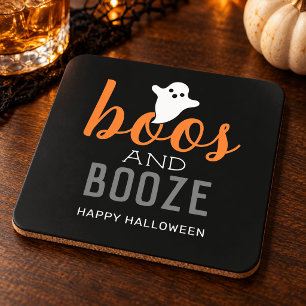 Porta-copo Festa de Halloween Boos and Booze