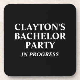 Porta-copo Festa de Solteiro Personalizada em Andamento