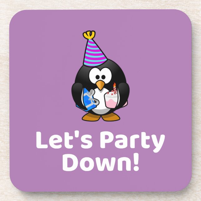 Porta-copo Festa De vamos! Festa de aniversário Engraçado Pen (Frente)