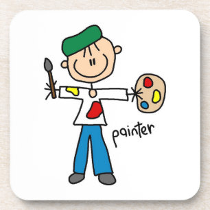 Porta-copo Figura de Pau de Pintor