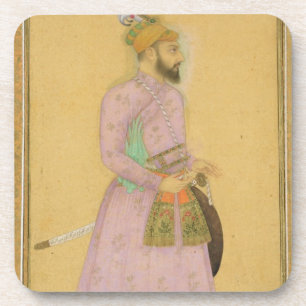Porta-copo Figura ereta de um príncipe de Mughal, do pequeno
