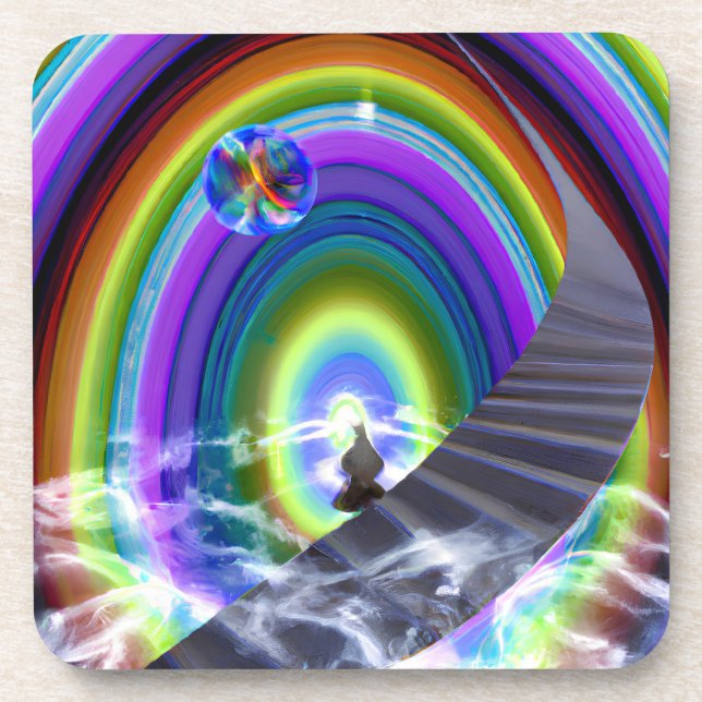 Porta-copo Figura Misteriosa no Stargate Inter-Dimensional (Frente)