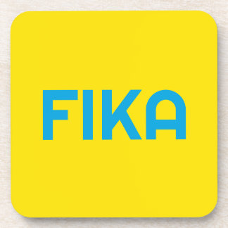 Porta-copo FIKA Amarelo e Azul Negrito