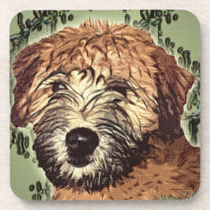 Porta-copo Filhote de cachorro Wheaten Macio-Revestido de