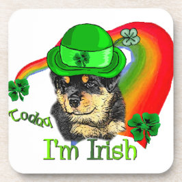 Porta-copo Filhote de Rottweiler St Pattys