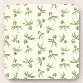 Porta-copo Filiais Vermelhos Amigados no creme - padrão perfe