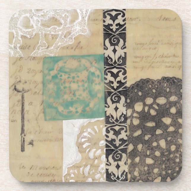 Porta-copo Filigre e Chave II (Frente)