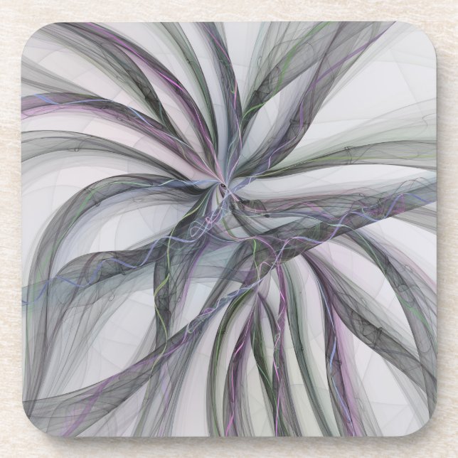 Porta-copo Filigree aciona Fractal Abstrato Swing Moderno (Frente)