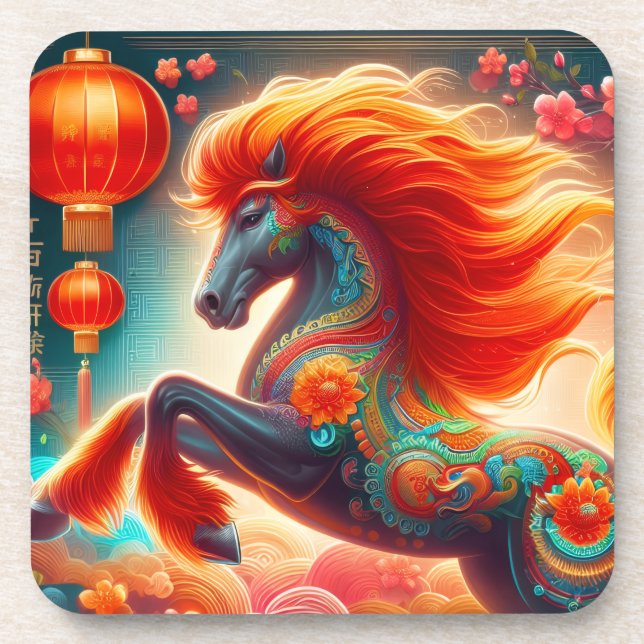 Porta-copo Fire Horse (Frente)