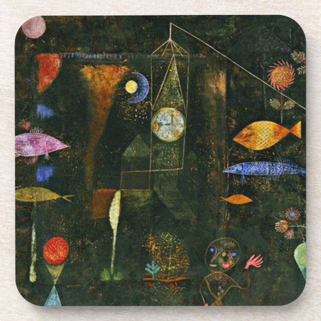 Porta-copo Fish Magic by Paul Klee (Frente)