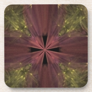 Porta-copo Fita Vermelha no Pacote Dourado