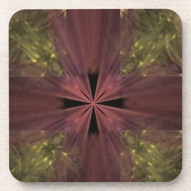 Porta-copo Fita Vermelha no Pacote Dourado (Frente)