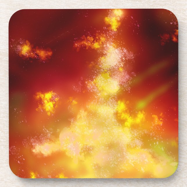 Porta-copo Flame Night Sky Plastic (Frente)