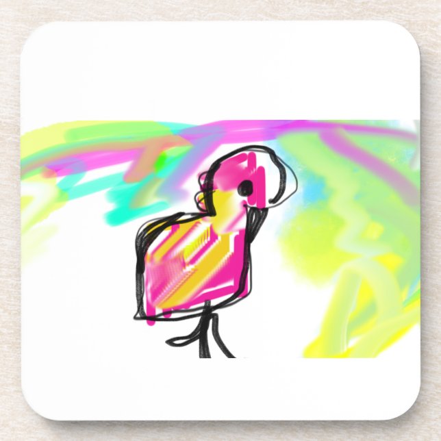 Porta-copo Flamingo Joy (Frente)