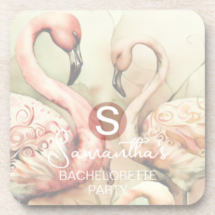 Porta-copo Flamingo Monograma