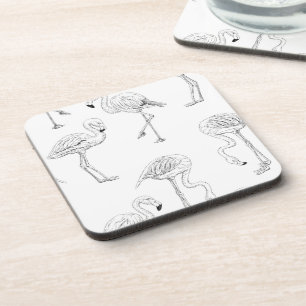 Porta-copo Flamingo pattern