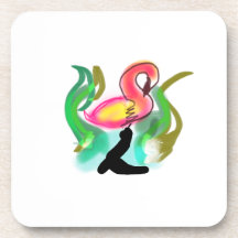 flamingo rosa chama de verão