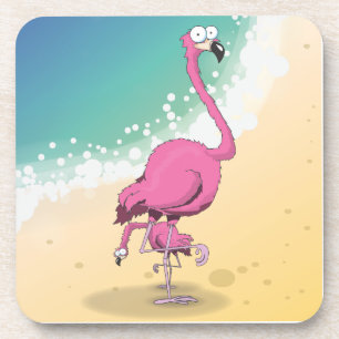 Porta-copo Flamingos