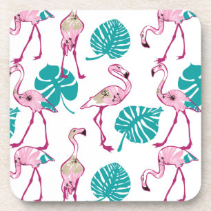 Porta-copo Flamingos cor-de-rosa