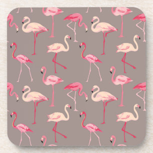 Porta-copo Flamingos Retro