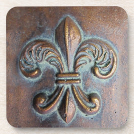 Porta-copo Fleur De Lis, Impresso De Olho De Cobre