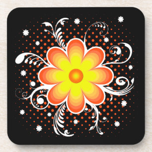 Porta-copo Flor
