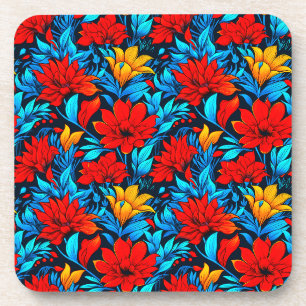 Porta-copo Flor Amarelo Floral Padrão-13075