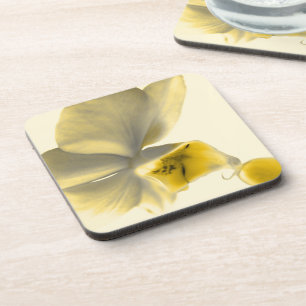 Porta-copo Flor artística em tons amarelos