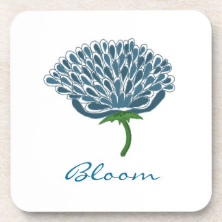 Porta-copo Flor Azul da Moda