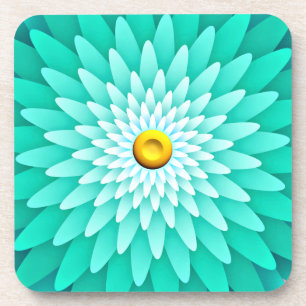 Porta-copo Flor Azul Mandala-68566