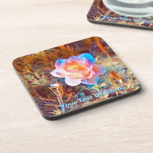 Porta-copo Flor Colorida