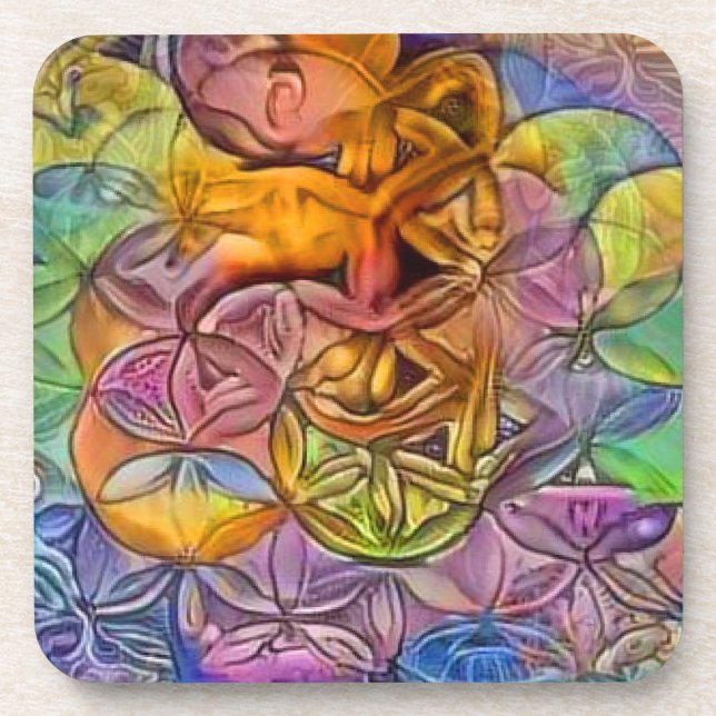 Porta-copo Flor da vida (Frente)