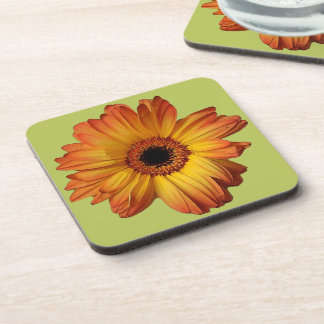 Porta-copo Flor de gerbera-laranja-ensolarada
