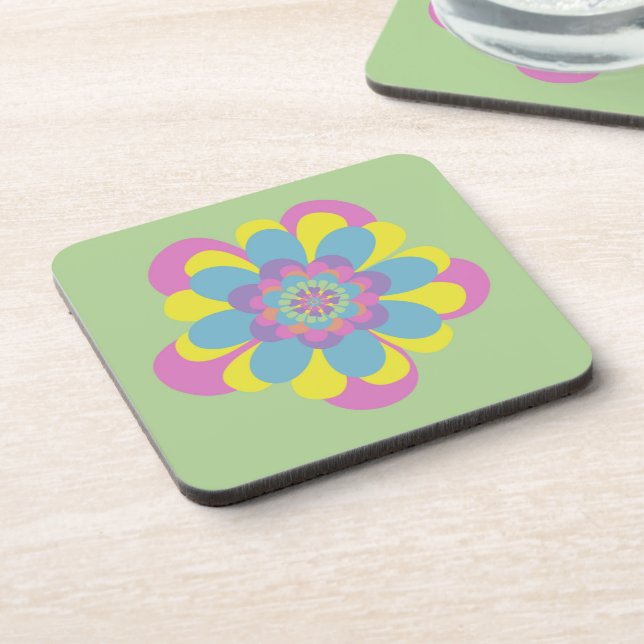 Porta-copo Flor de Pastel (Left Side)