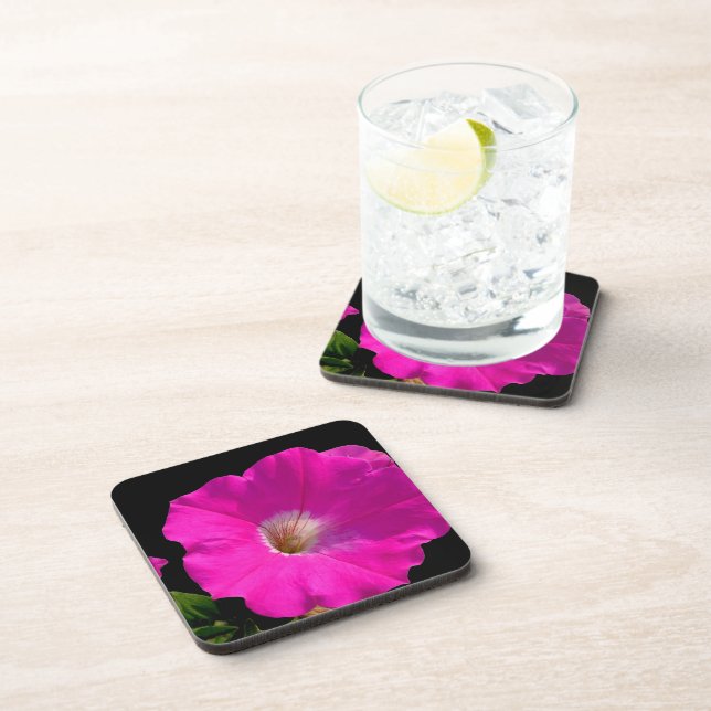 Porta-copo flor de petúnia rosa (Lado Direito)
