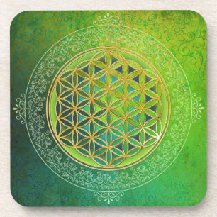 Porta-copo Flor de Vida - Ornamento II